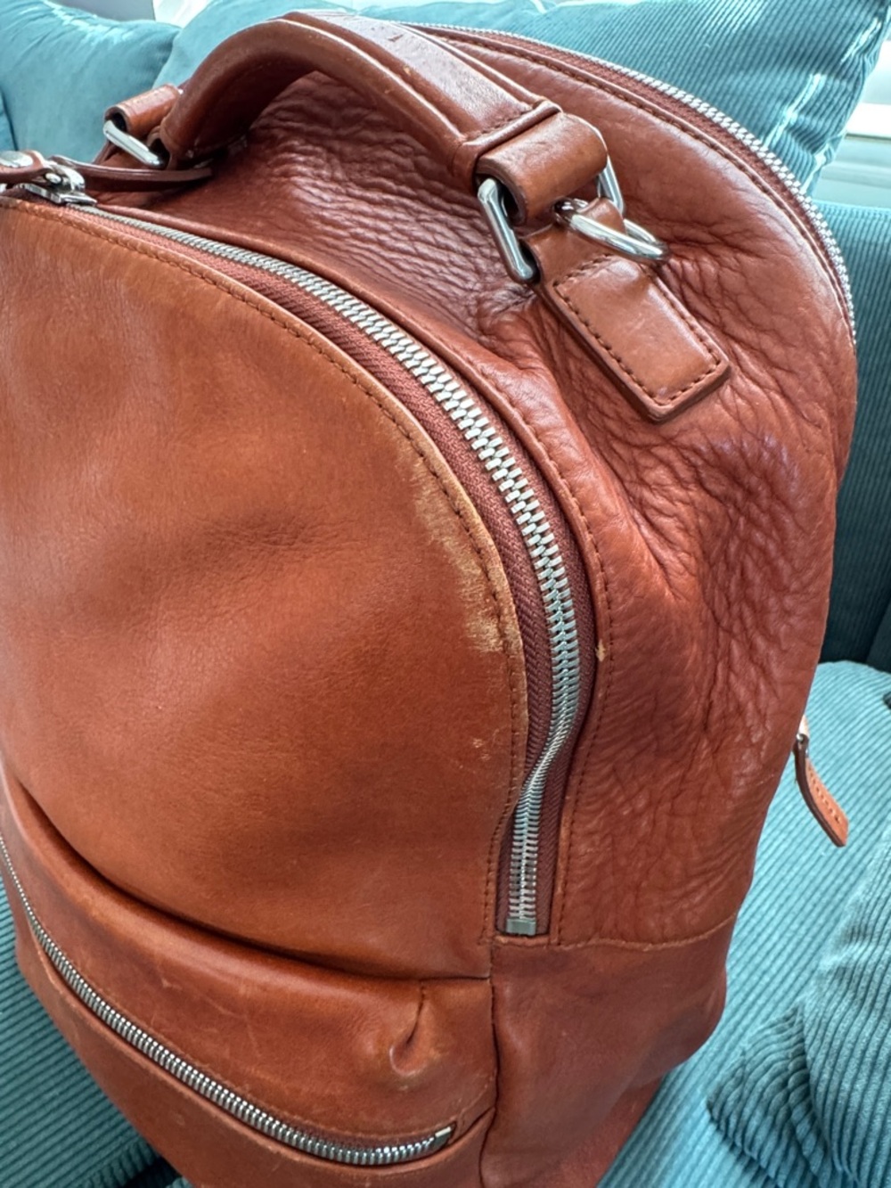 Shinola Runwell Backpack - Men's Leather - Tan - Picture 4 of 17